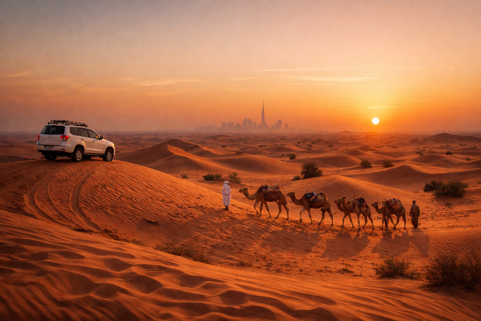 Red Dune Desert Safari with BBQ & Live Shows