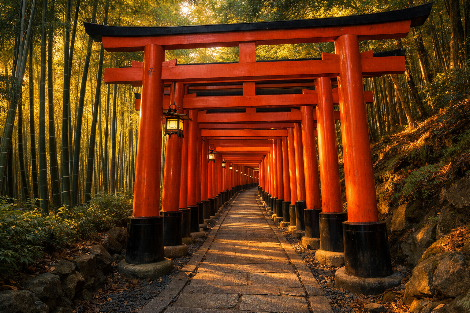 Arashiyama Bamboo, Golden Pavilion & Fushimi Inari